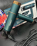 Стайлер для сушіння та укладки волосся Kemei KM‑8225, 2 швидкості, 3000 Вт, фото 6
