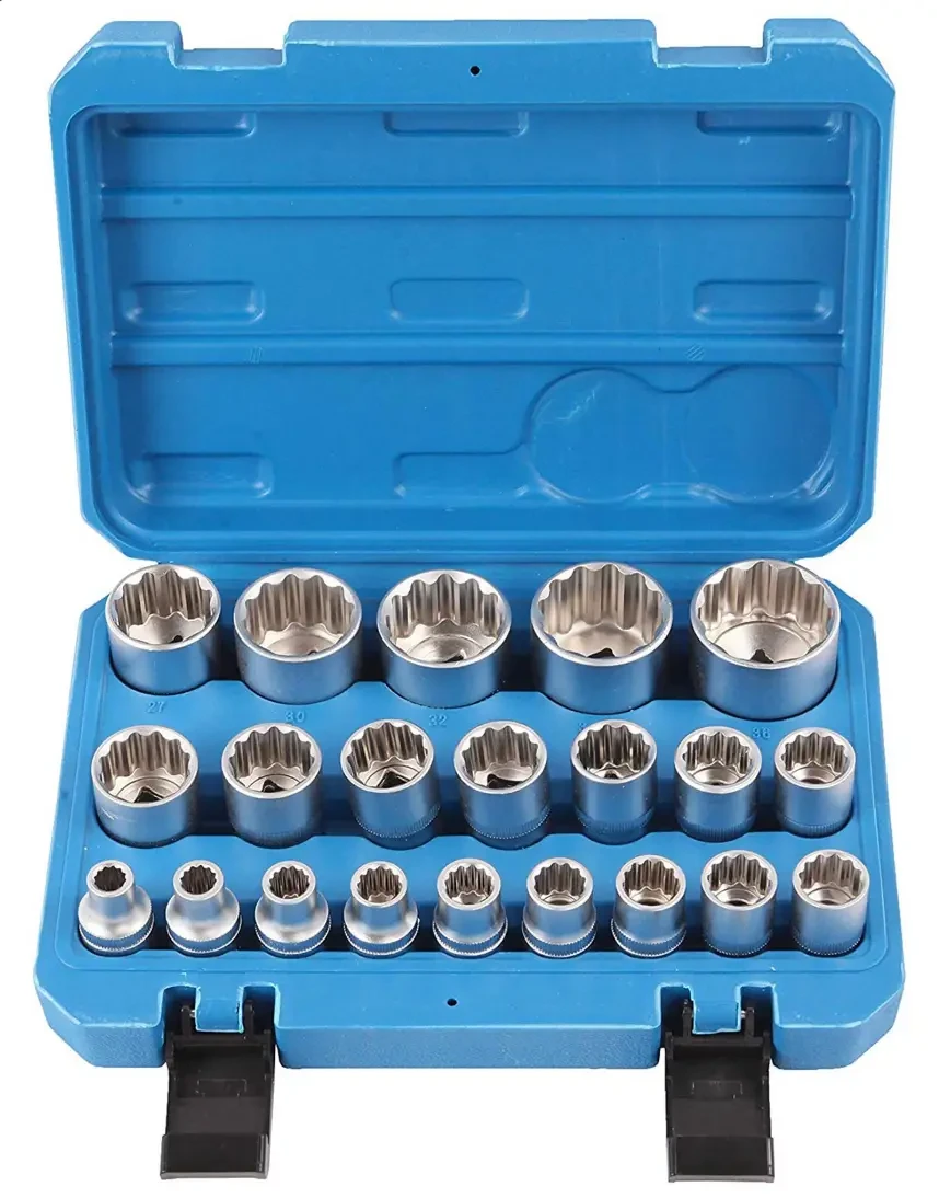 Набір головок 1/2" 12-гранних 8-36 мм 21 шт. Vorfal V08053