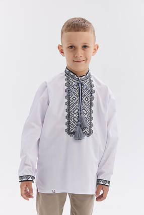 Вишиванка для хлопчика "Мар'ян", дитяча вишита сорочка з довгим рукавом, фото 1