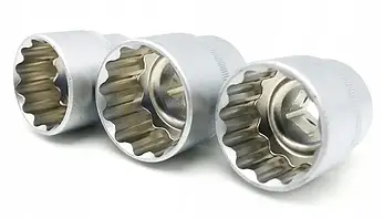 Набір головок 1/2" 12-гранних 8-36 мм 21 шт. Geko G13547, фото 3