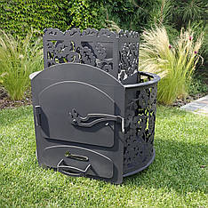 Дров'яна піч для лазні / сауни "Кам'янка без виносу без скла", 8мм