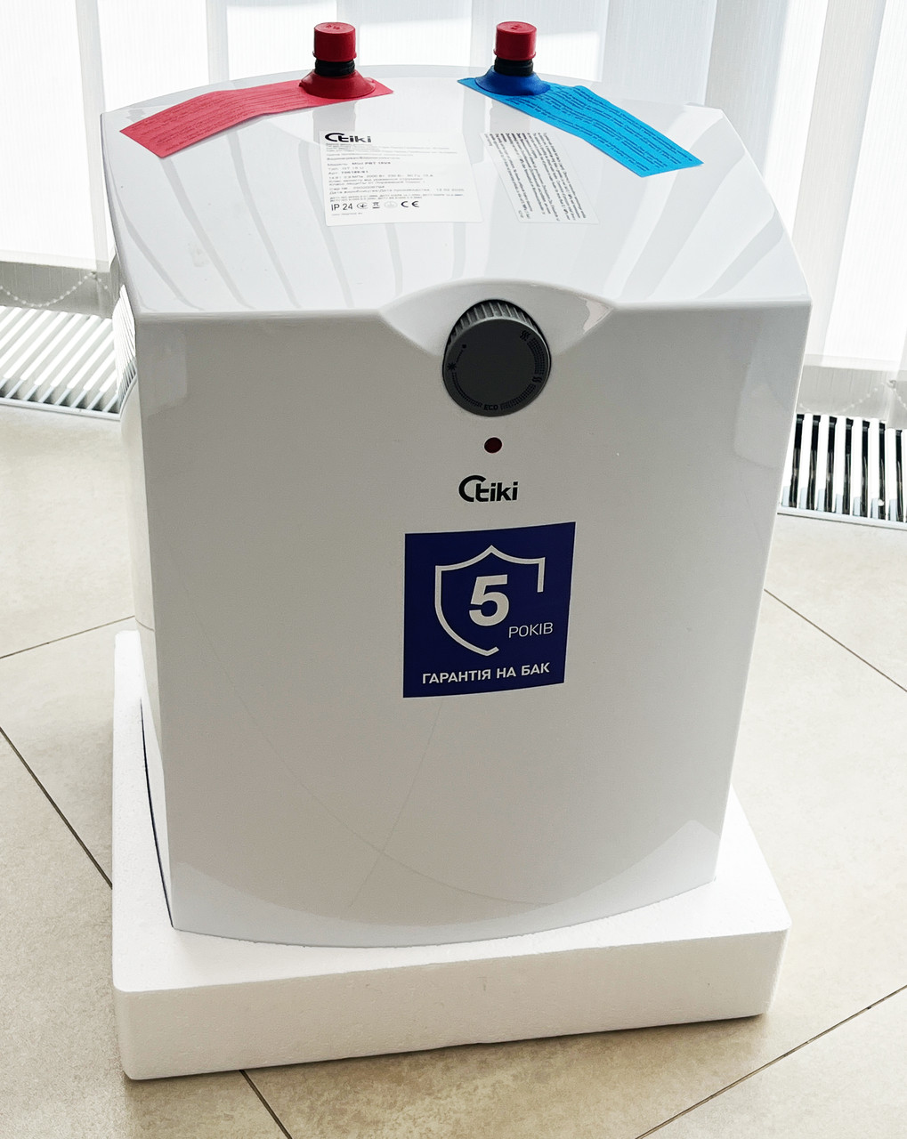 10 л. Бойлер маленький Gorenje Tiki Mini PBT 10 V9 (GT U) / на кухню, Під мийку