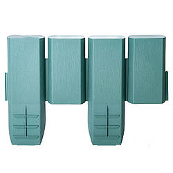 Набір Огорожа для клумб і грядок 10 секцій+4кута (130*90*15см) зелений А127076-14 Алеана