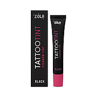 Фарба для брів і вій TATTOO TINT Black ZOLA 15 мл