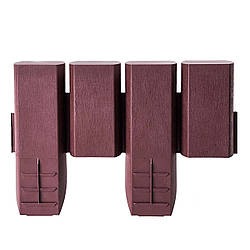 Набір Огорожа для клумб і грядок темно-коричневий А127076-25 Алеана