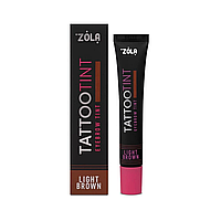 Фарба для брів і вій TATTOO TINT Light Brown ZOLA 15 мл