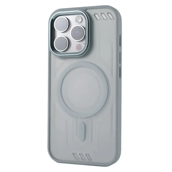 Чохол-накладка Infinity Sport with MagSafe iPhone 15 Pro Titanium Gray, фото 1