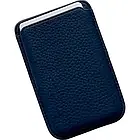 Картхолдер iLera NAPA leather Wallet 1.0 for iPhone, Deep Blue (шкіряний гаманець), фото 2