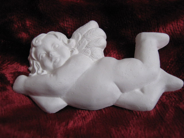 Гіпсова фігурка Ангелок для розфарбовування і декорування