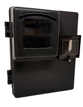 Бокс обліку пластиковий КДЕ-1 (індукційний, однофазний) зі збільшеною висотою