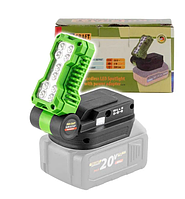 Прожектор адаптер USB із ліхтариком на батарею 20 вольт Procraft LL20 (без АКБ і ЗП)