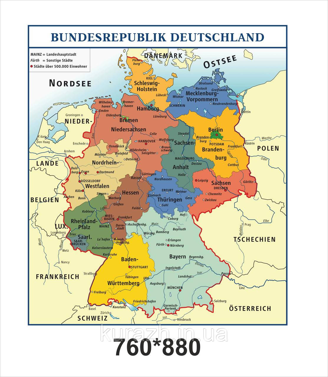 Банер "Карта Німеччини", фото 1