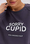 Жіноча футболка оверсайз із написом Sorry Cupid You missed out, фото 5