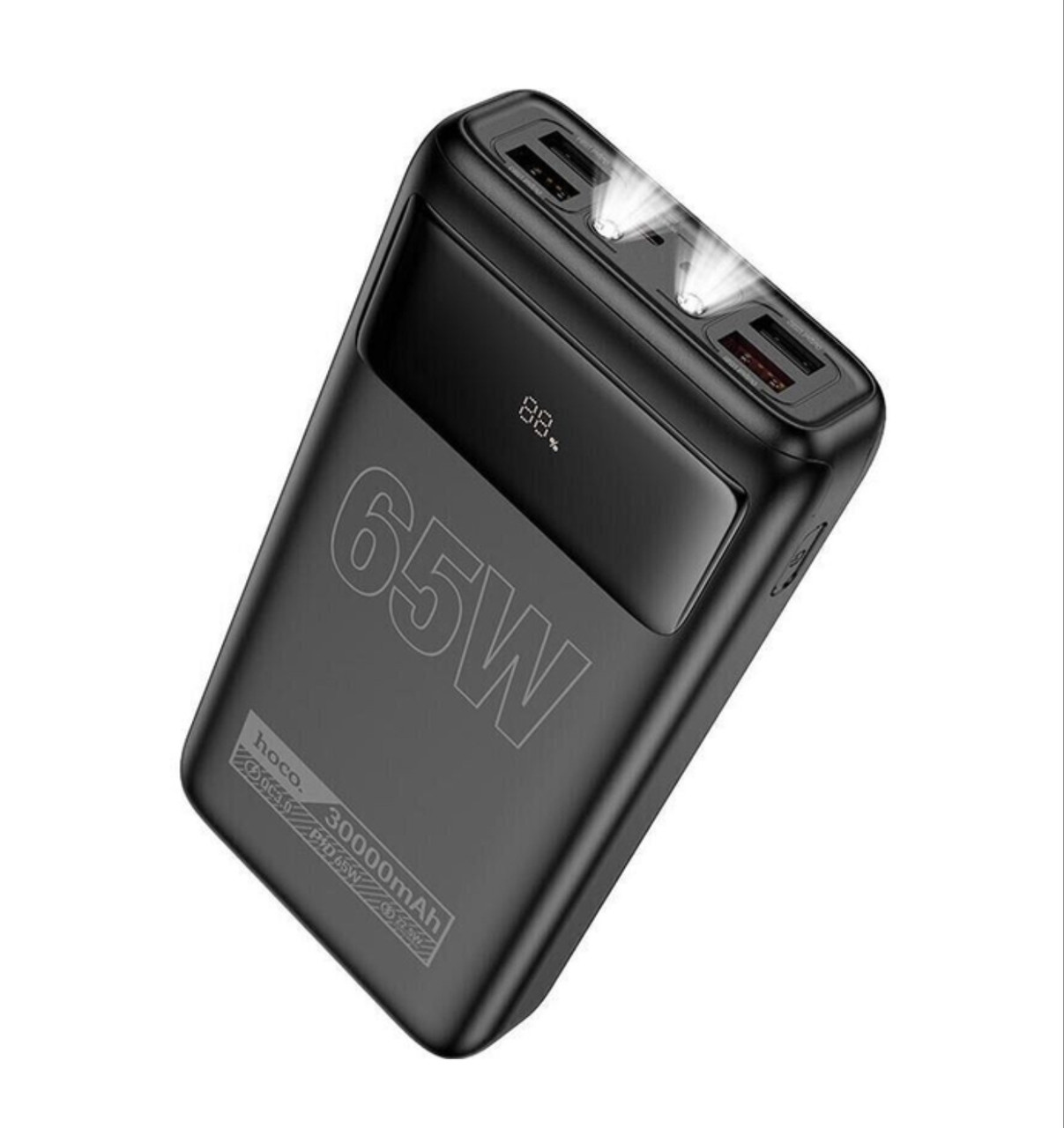 Повербанк для ноутбука, телефона Power Bank 30000mAh 65 W 4×USB/2×Type-C, PD/QC3.0