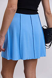 Мініспідниця з віскози зі швами назовні в різних кольорах