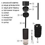 Міні кальян портативний для авто/машини зелений - дорожній компактний кальян 24×6,7 см зеленого кольору, фото 5