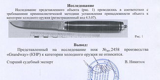 Ніж елегантний нескладаний з отвором для темляка 2458 ACWP, фото 3