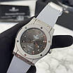 Годинник наручний H u b l o t 5826 Classic Fusion Grey-Silver-Mate, фото 2