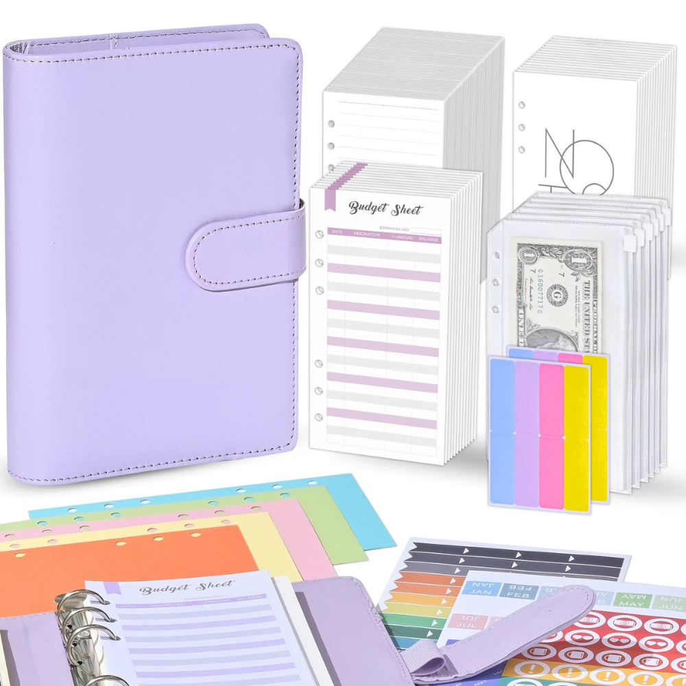 Блокнот-планер для грошей формат А6, планер бюджету та зберігання фінансів, органайзер для ведення обліку доходу, фото 1