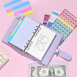 Блокнот-планер для грошей формат А6, планер бюджету та зберігання фінансів, органайзер для ведення обліку доходу, фото 6