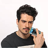 Бездротовий шейвер VGR V-352 з дисплеєм акумуляторна міні електробритва дорожня з usb зарядкою, фото 5