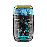 Бездротовий шейвер VGR V-352 з дисплеєм акумуляторна міні електробритва дорожня з usb зарядкою, фото 3