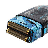 Бездротовий шейвер VGR V-352 з дисплеєм акумуляторна міні електробритва дорожня з usb зарядкою, фото 9