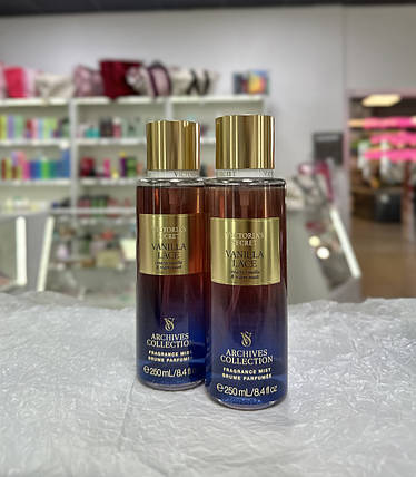 Парфумований спрей для тіла Victoria`s Secret  Vanilla Lace Fragrance Mist 250мл, фото 1