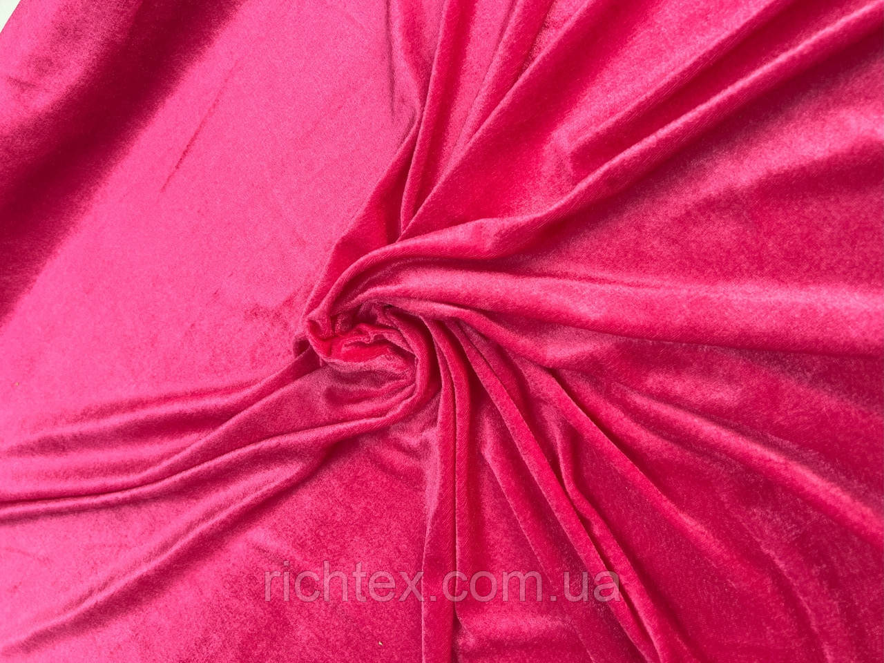 Велюр Стрейч Малина, фото 1