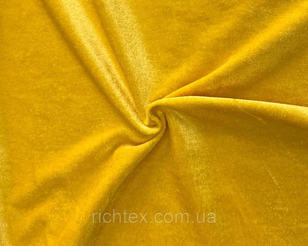 Велюр Стрейч Жовток, фото 1