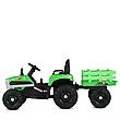 Дитячий електромобіль трактор з причепом John Deere M 5733EBLR-5 (USB, мотори 2x30W, акум.12V10AH), фото 7