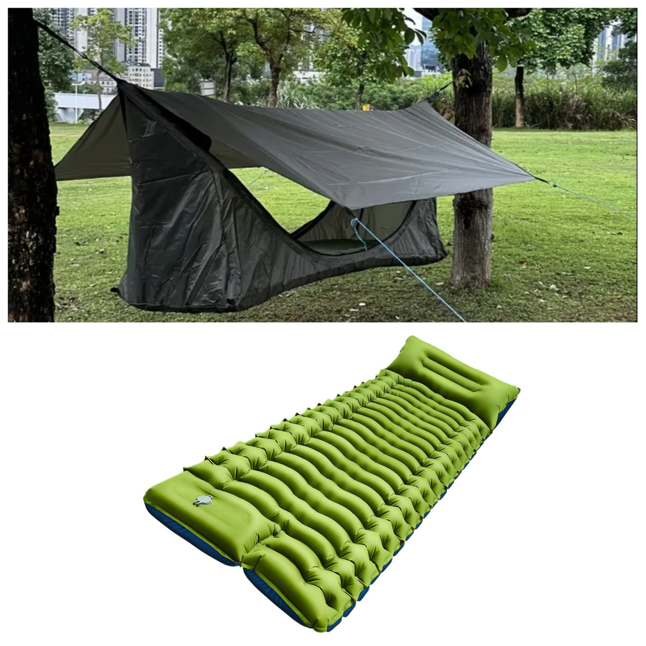 Намет - гамак з тентом + матрац, фото 1