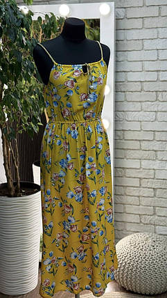 Неймовірна жіноча сукня, тканина "Софт" розмір 48, фото 3