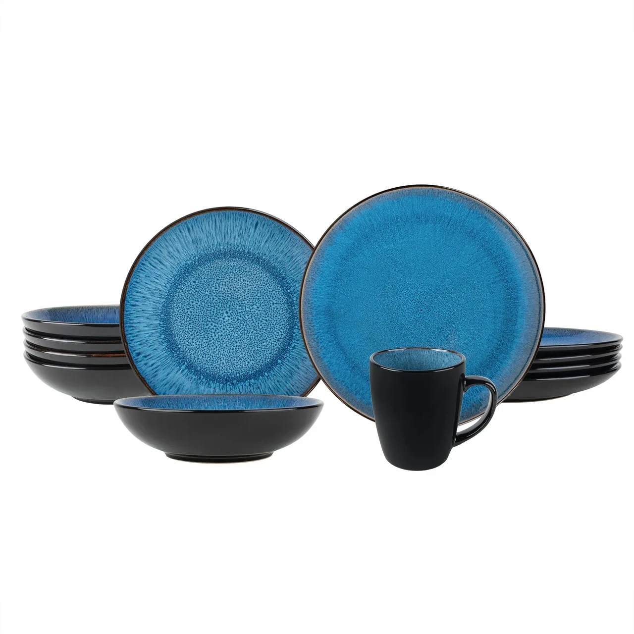 Сервіз столовий Krauff Blue Ocean 24 предмети. (тех тара), фото 1