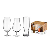 Набір із 6 келихів Bohemia Beercraft богемське скло Чехія