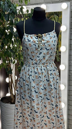 Неймовірна жіноча сукня, тканина "Софт" розмір 48, фото 2