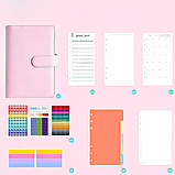 Блокнот-планер для грошей формат А6, планер бюджету та зберігання фінансів, органайзер для ведення обліку доходу, фото 2