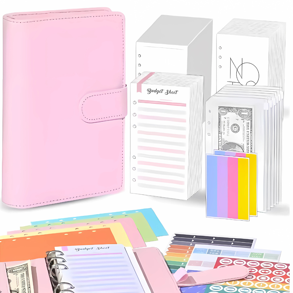 Блокнот-планер для грошей формат А6, планер бюджету та зберігання фінансів, органайзер для ведення обліку доходу, фото 1