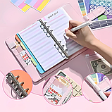 Блокнот-планер для грошей формат А6, планер бюджету та зберігання фінансів, органайзер для ведення обліку доходу, фото 5