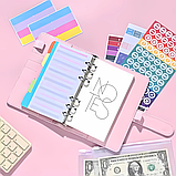 Блокнот-планер для грошей формат А6, планер бюджету та зберігання фінансів, органайзер для ведення обліку доходу, фото 4