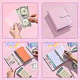 Блокнот-планер для грошей формат А6, планер бюджету та зберігання фінансів, органайзер для ведення обліку доходу, фото 6