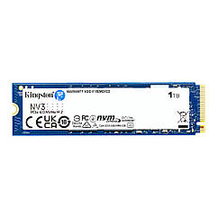 Накопичувач SSD 1TB M.2 NVMe Kingston NV3 M.2 2280 PCIe Gen4.0 x4 (SNV3S/1000G)
