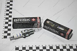 Свічка запалювання Ланос, Сенс, 8 клапанів інжектор зазор 1,1 мм з резистором ключ 21 кратно 4(LR15YC1) (BRISK)