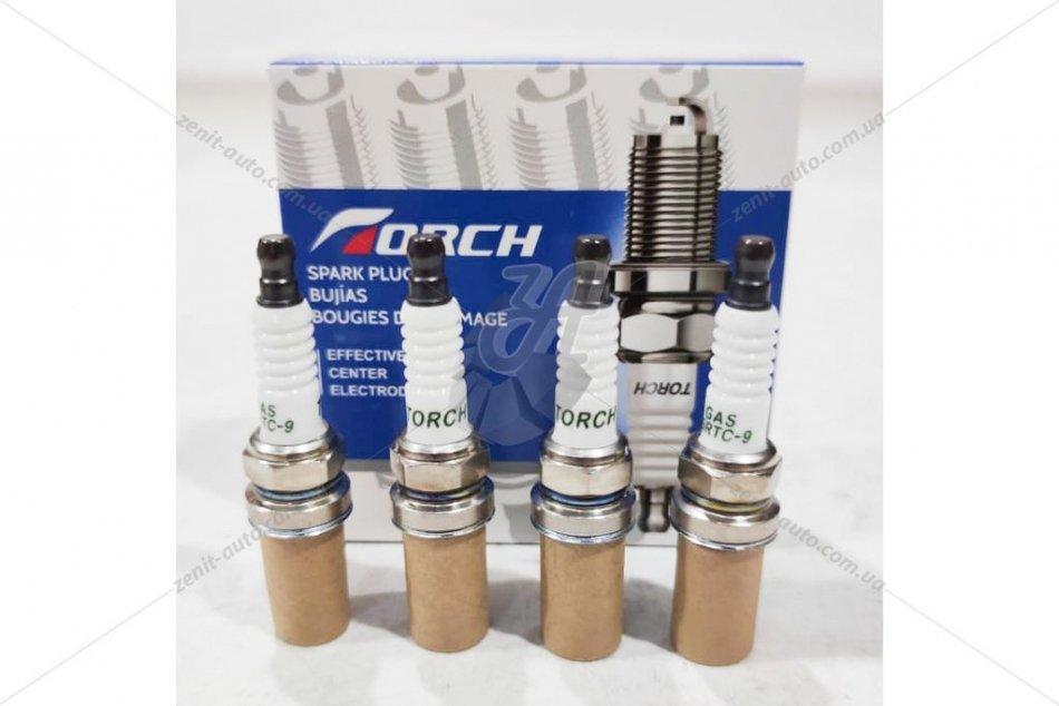 Свічка запалювання Lanos, Sens (8кл) інж. (зазор 0.7мм) з резистором (п/газ) (ключ 21) (кратно 4) (F6RTCgas) (TORCH), фото 1