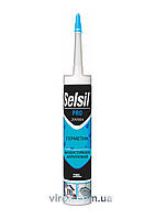 Герметик для душевых SELSIL акриловый. Белый (водостойкий) V310 мл. [25]