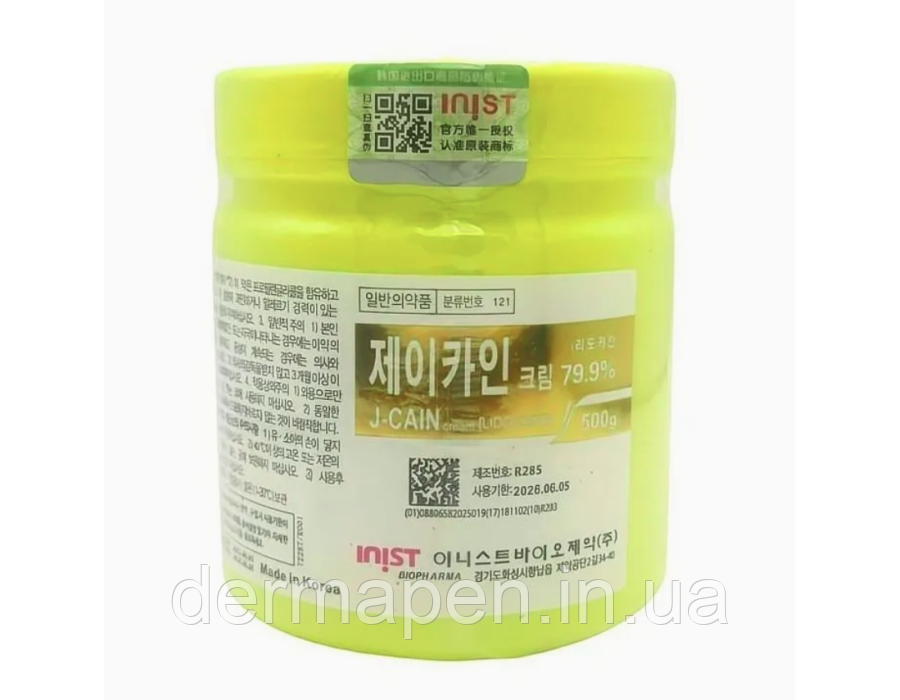 Анестетик J-Cain Джі Каїн золотий 79,9% 500 г. Південна Корея, фото 1