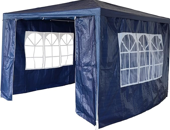 Садовий павільйон альтанка 3x3 м gazebo blue, фото 1