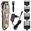 РОЗПРОДАЖ Машинка для стрижки Професійна бездротова Kemei KM-2617, фото 5