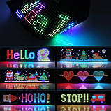 Гнучка LED-панель Matrix Panel Fullcolor LED-панель для авто з Bluetooth Світлодіодна LED-панель пульт + телефон, фото 4