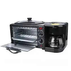 Мініпіч 3в1 MAXTOP XY-206, 4800w (кавомашина + духовка + гриль)